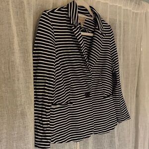 Philosophy Monochrome Striped Blazer